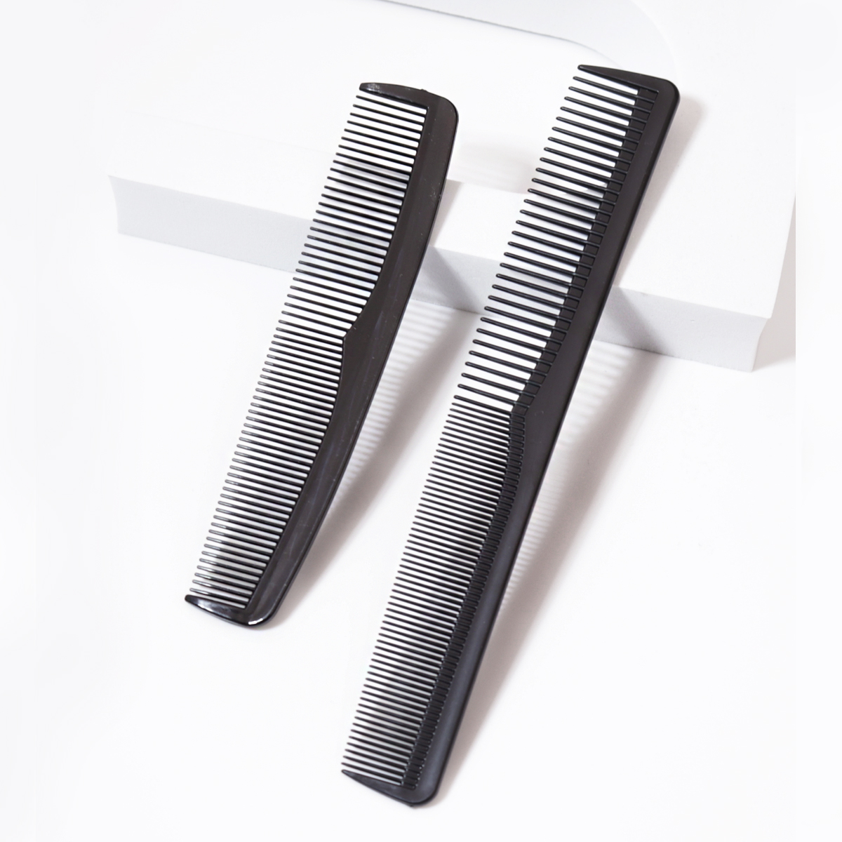 Comb Fine Tooth - 2pcs comb set, anti-static and heat-resistant