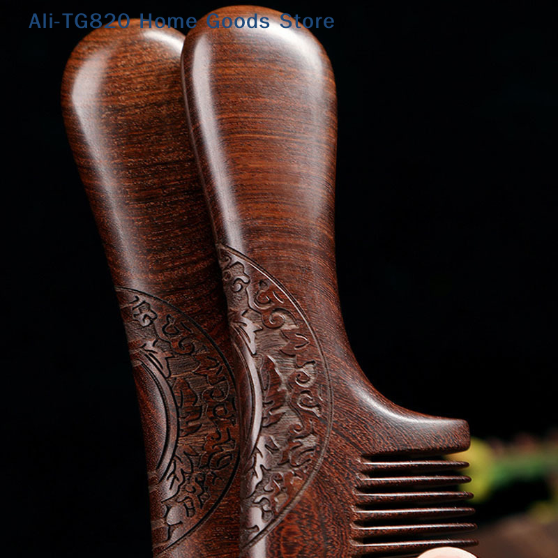 Comb Fine Tooth - [TG820]Unisex Sandalwood Comb Women Men Home