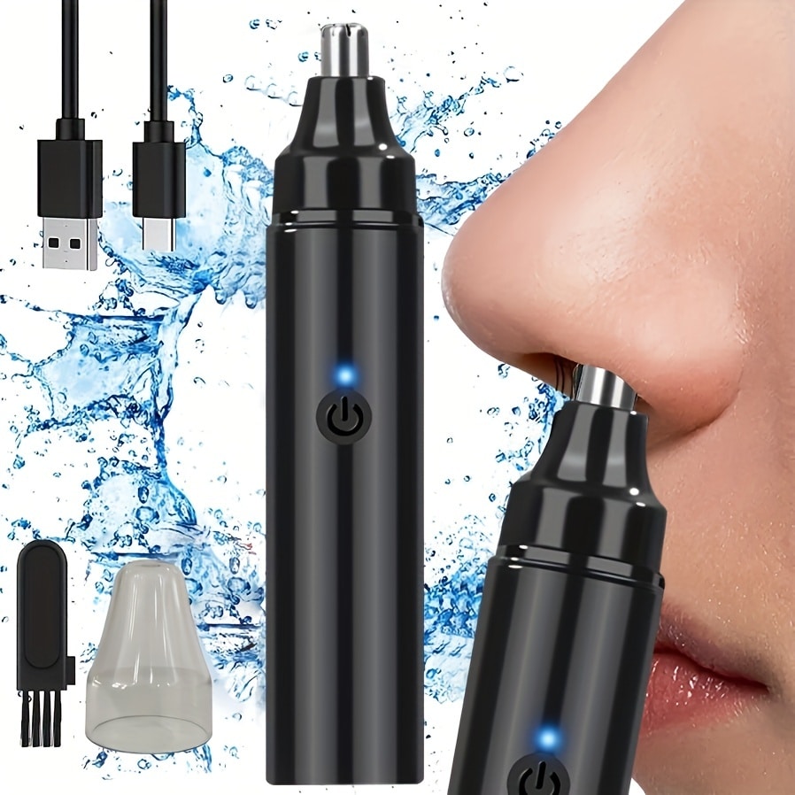 Men'S Grooming Hair Removal - Rechargeable Nose Hair trimmer and Facial