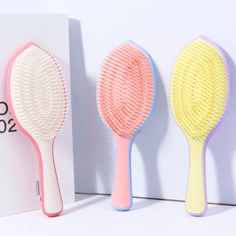 Comb Fine Tooth - 1pcs leaf shaped fine toothed comb