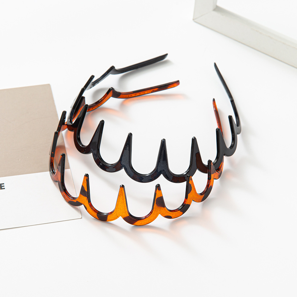 Fashion Wave Plastic Hair Band - مراجعة Comb Fine Tooth وسعره