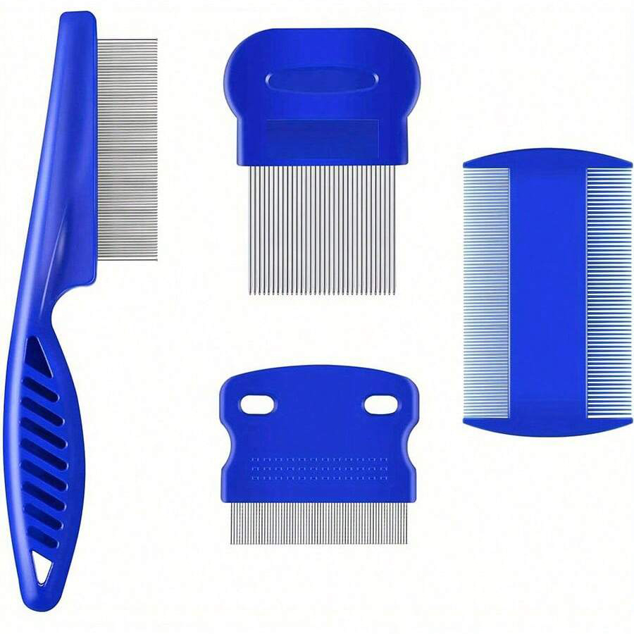4Pcs/6Pcs Pet Comb Flea Comb F - مراجعة Comb Fine Tooth وسعره