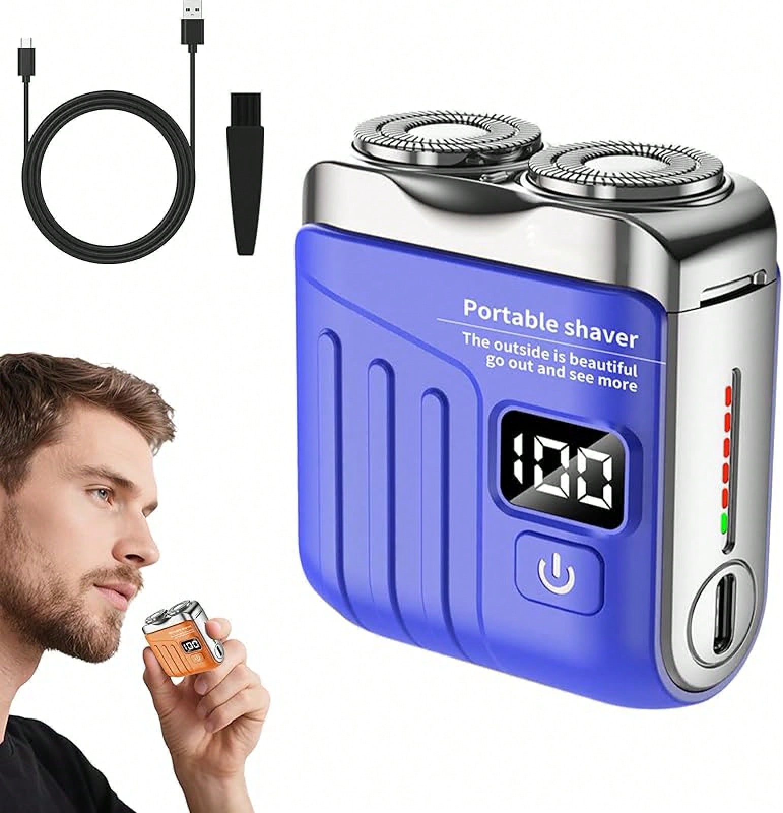2026 Upgraded Orange Dual-Rota - مراجعة Men'S Grooming Hair Removal وسعره