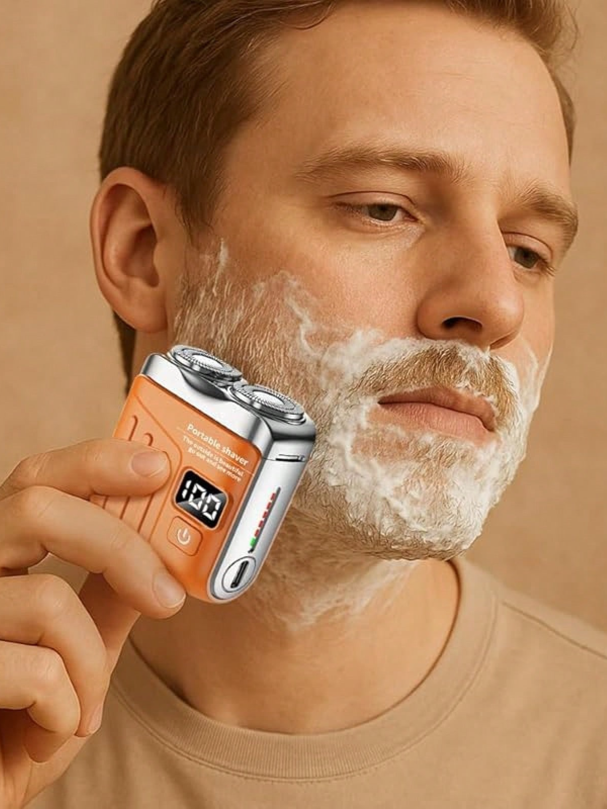 2026 Upgraded Orange Dual-Rota - مراجعة Men'S Grooming Hair Removal وسعره