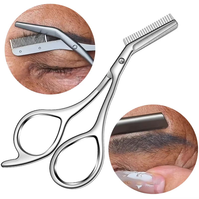 1Pc Stainless Steel Eyebrow Tr - مراجعة Men'S Grooming Hair Removal وسعره