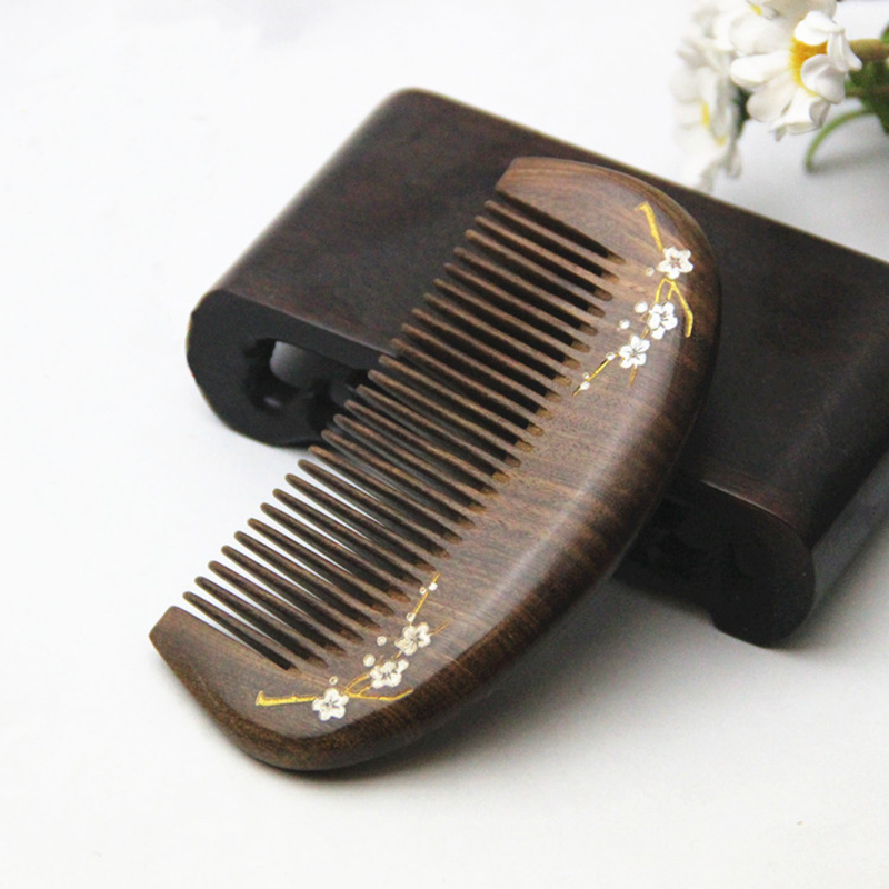 Natural Gold Sandalwood Small  - مراجعة Comb Fine Tooth وسعره