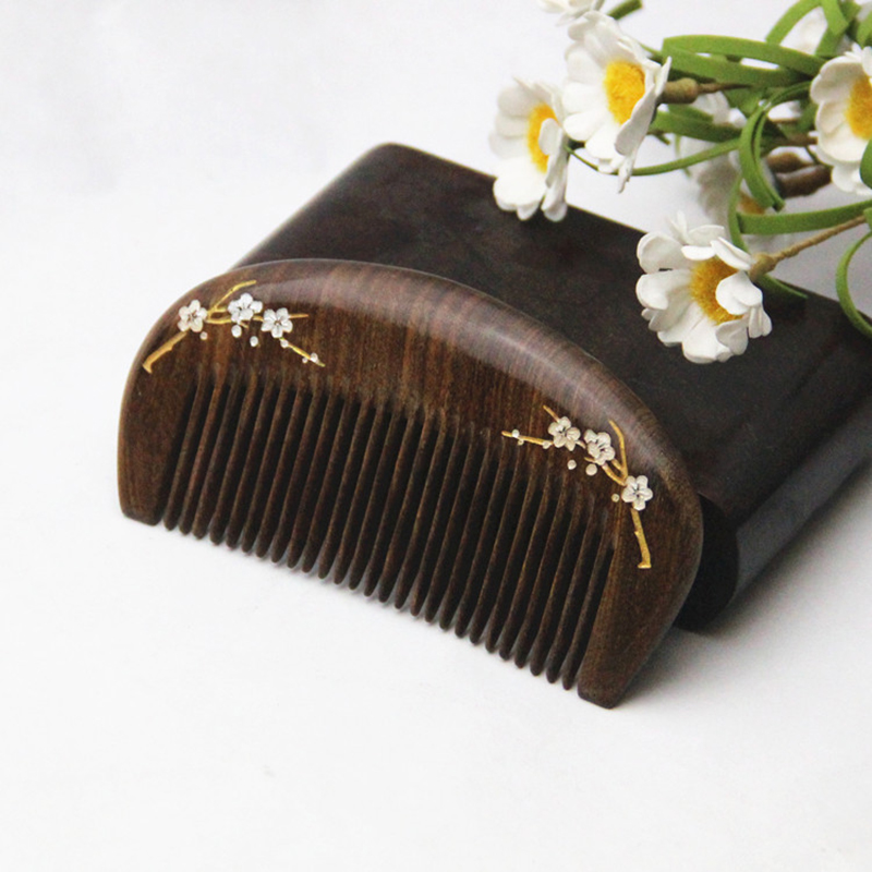 Natural Gold Sandalwood Small  - مراجعة Comb Fine Tooth وسعره
