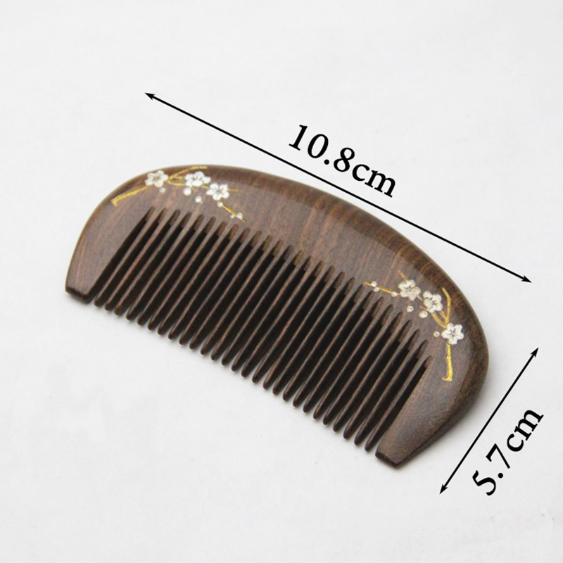Natural Gold Sandalwood Small  - مراجعة Comb Fine Tooth وسعره