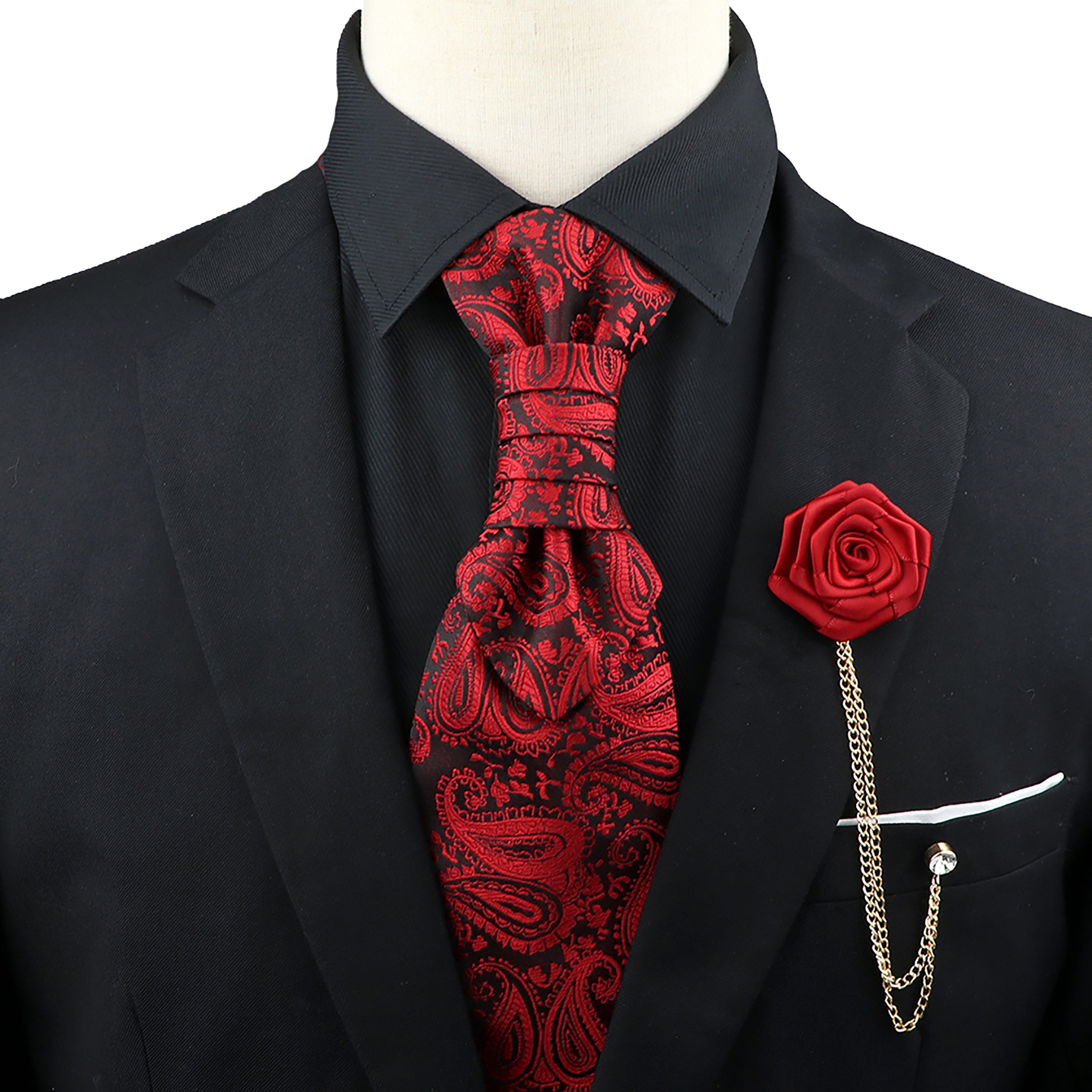 New Men's Premium Paisley Tie  - مراجعة Mens Grooming Kit Luxury وسعره
