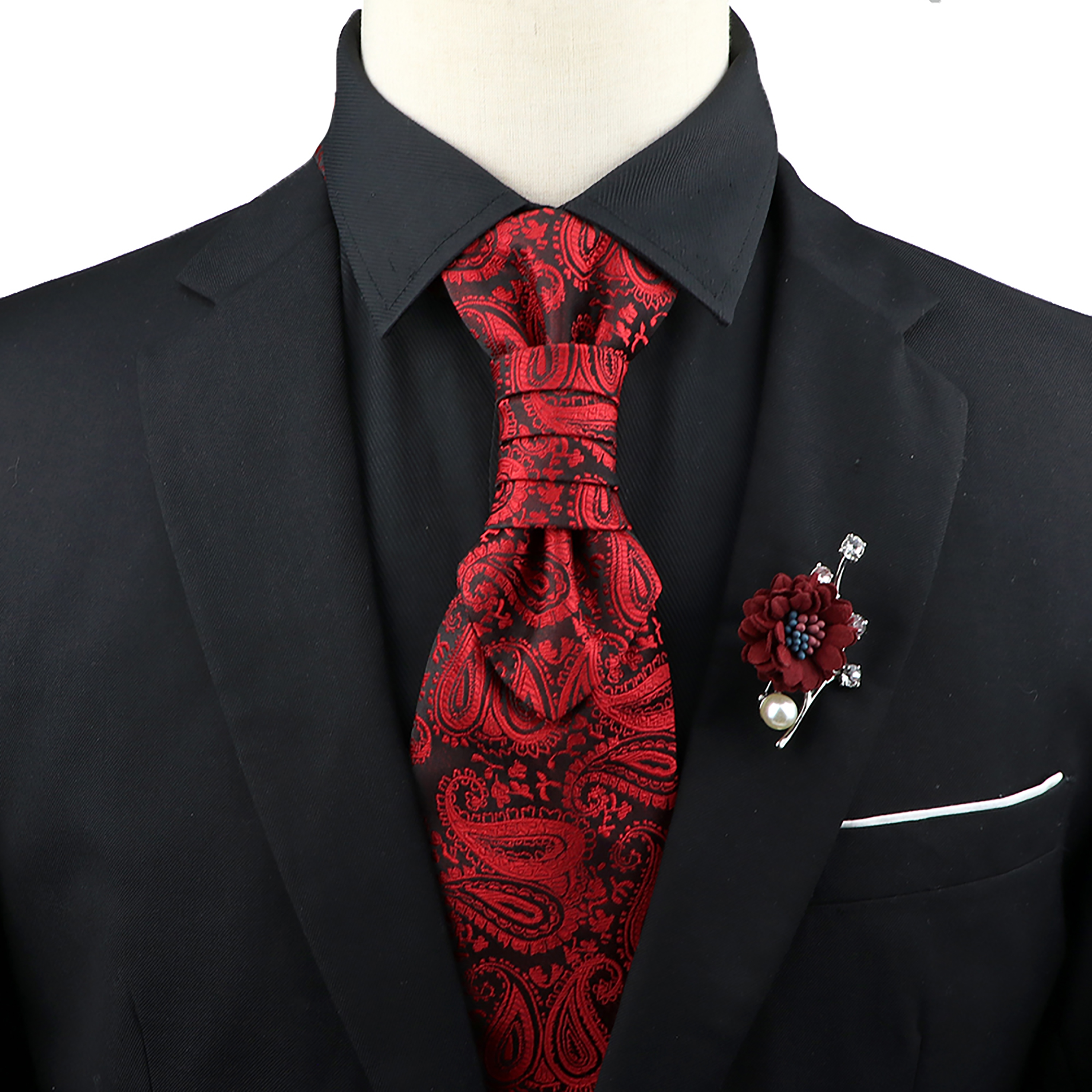 New Men's Premium Paisley Tie  - مراجعة Mens Grooming Kit Luxury وسعره