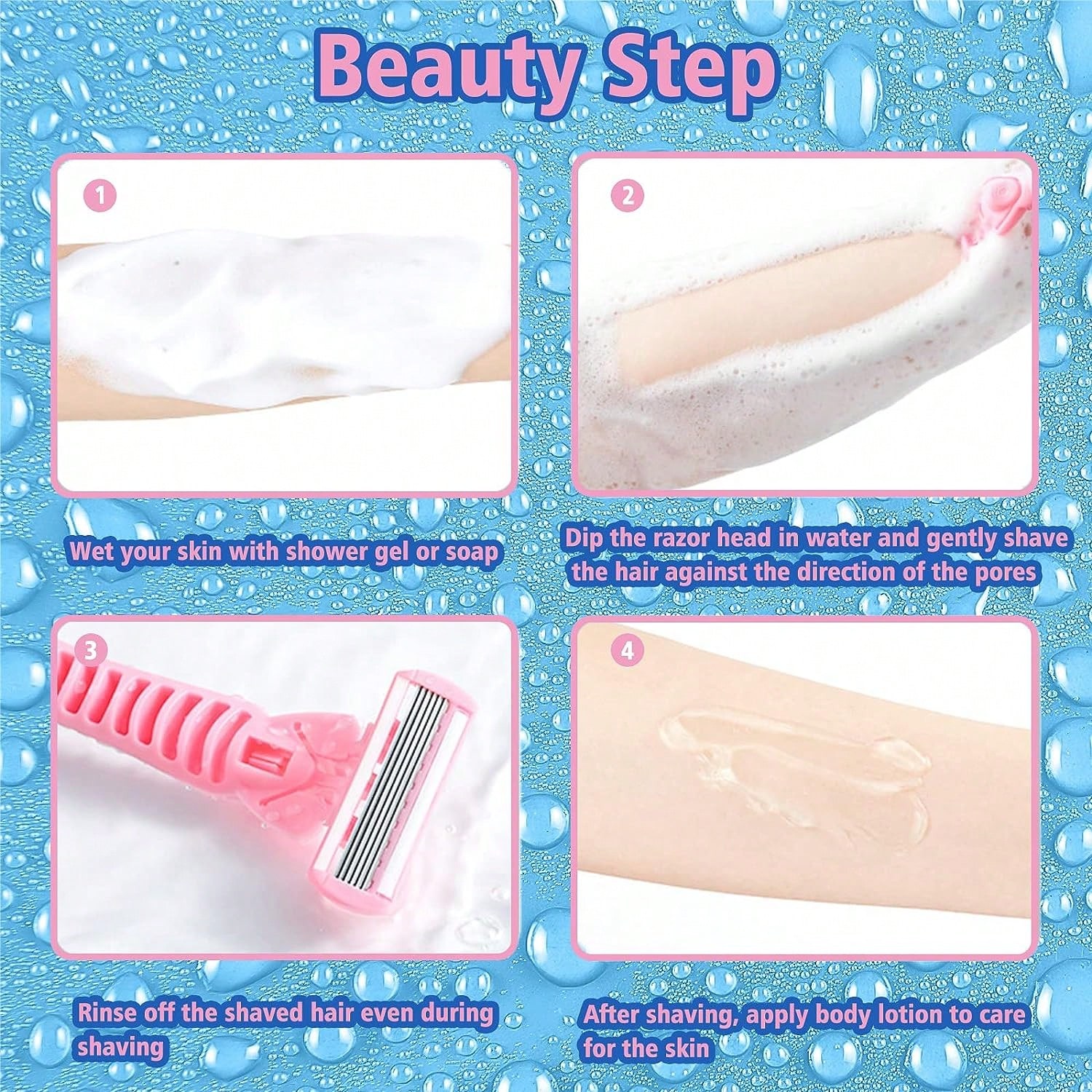 6-Layer Manual Body Hair Razor - مراجعة Men'S Grooming Hair Removal وسعره