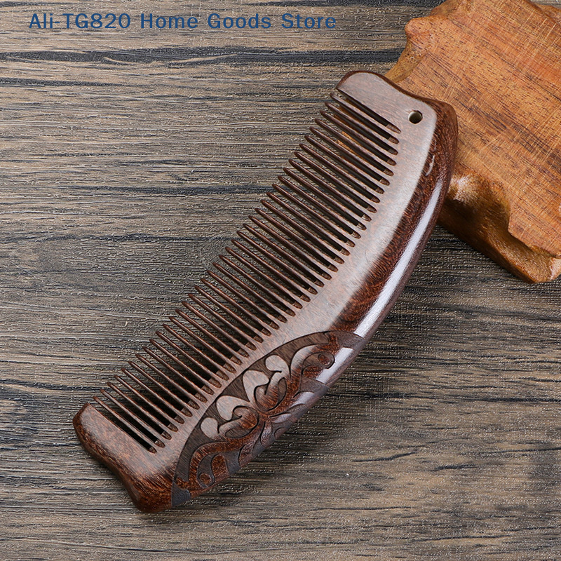 [TG820]Unisex Sandalwood Comb  - مراجعة Comb Fine Tooth وسعره