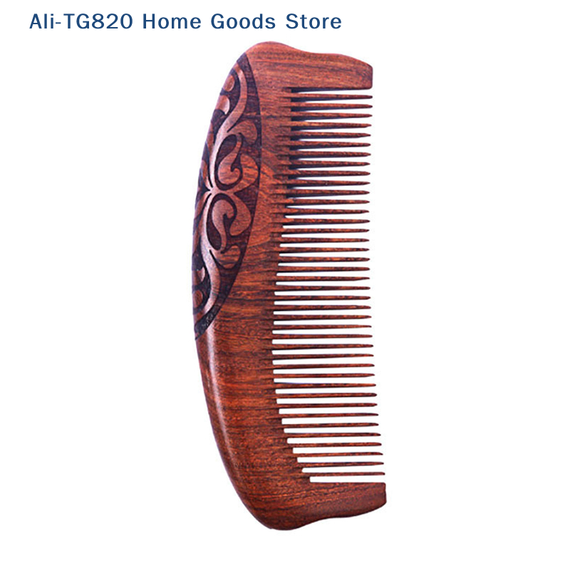 [TG820]Unisex Sandalwood Comb  - مراجعة Comb Fine Tooth وسعره