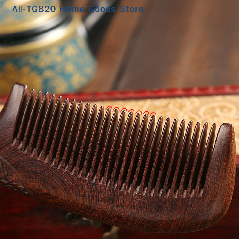 [TG820]Unisex Sandalwood Comb  - مراجعة Comb Fine Tooth وسعره