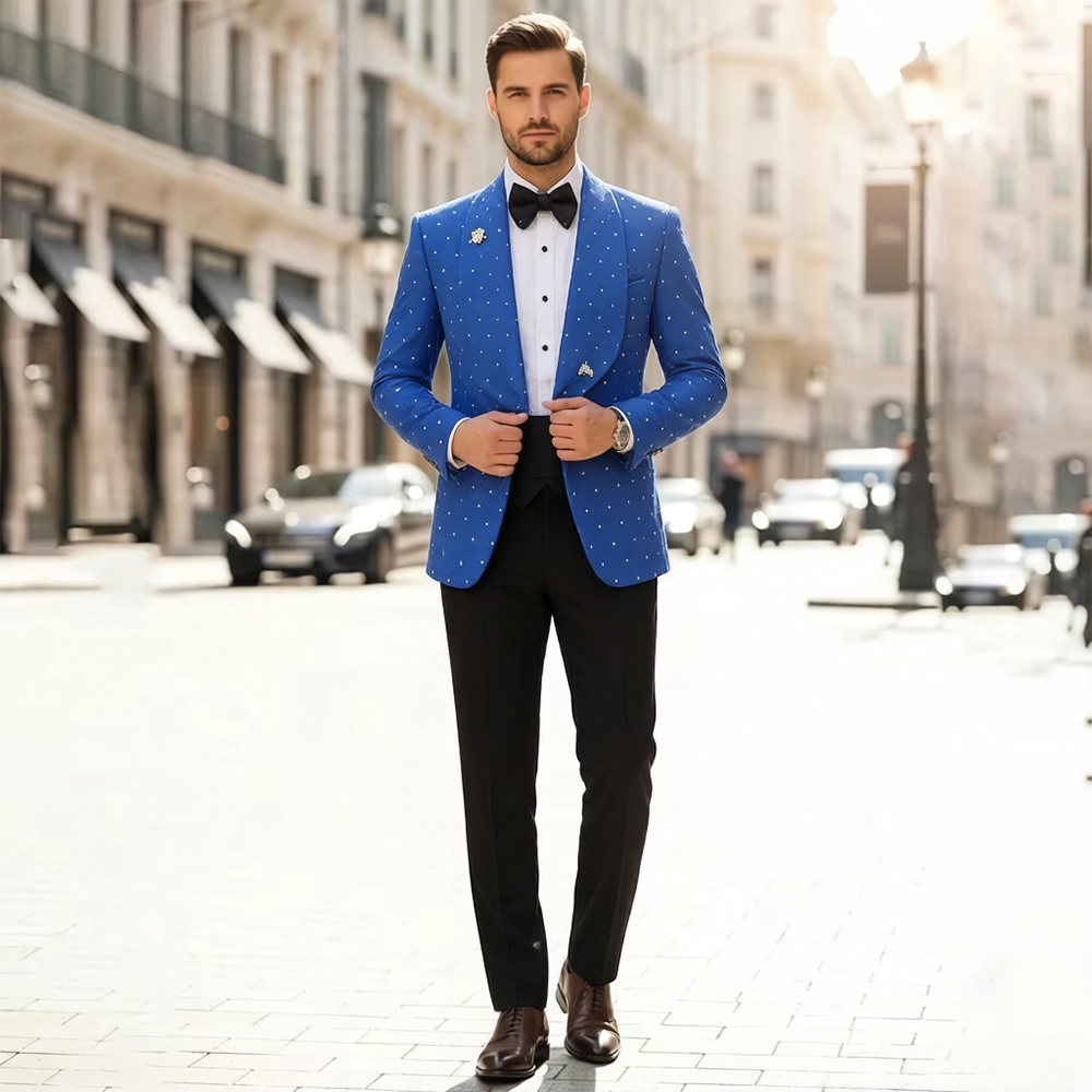 Luxury 2 Pieces Men Suits Shaw - مراجعة Mens Grooming Kit Luxury وسعره