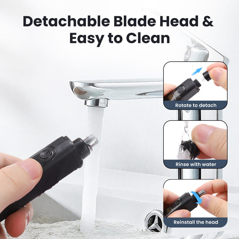 Rechargeable Nose Hair trimmer - مراجعة Men'S Grooming Hair Removal وسعره