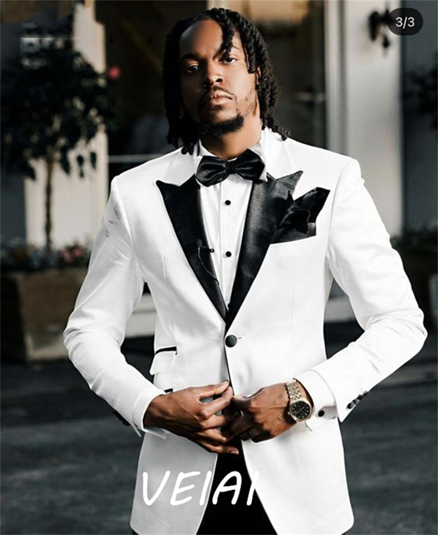 CustomizedBlack and White Wedd - مراجعة Jack Men'S Grooming وسعره