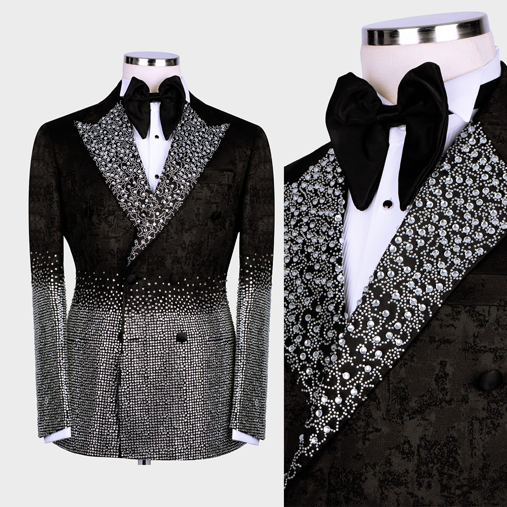 Silver Crystal Men Wedding Tux - مراجعة Jack Men'S Grooming وسعره