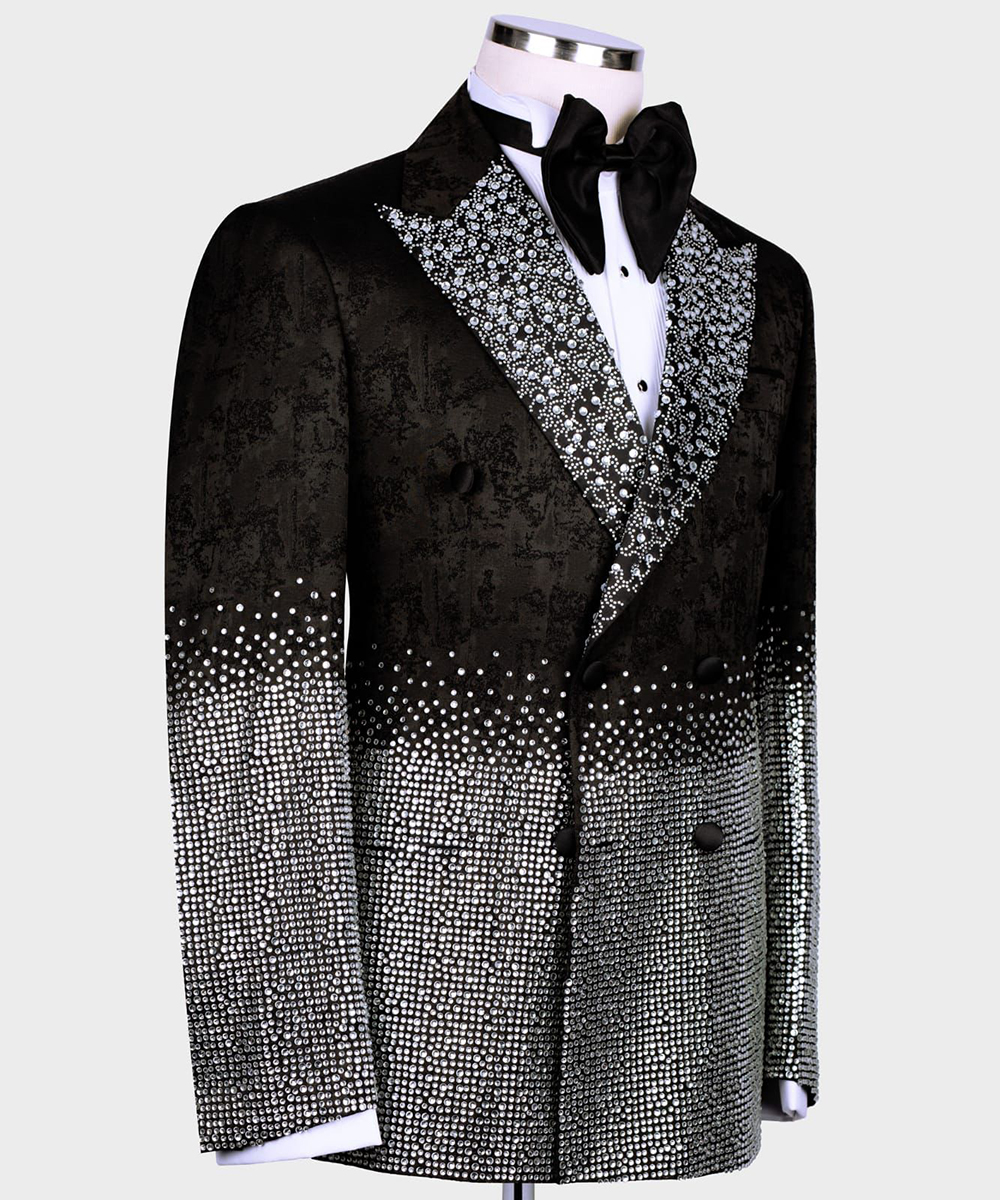 Silver Crystal Men Wedding Tux - مراجعة Jack Men'S Grooming وسعره