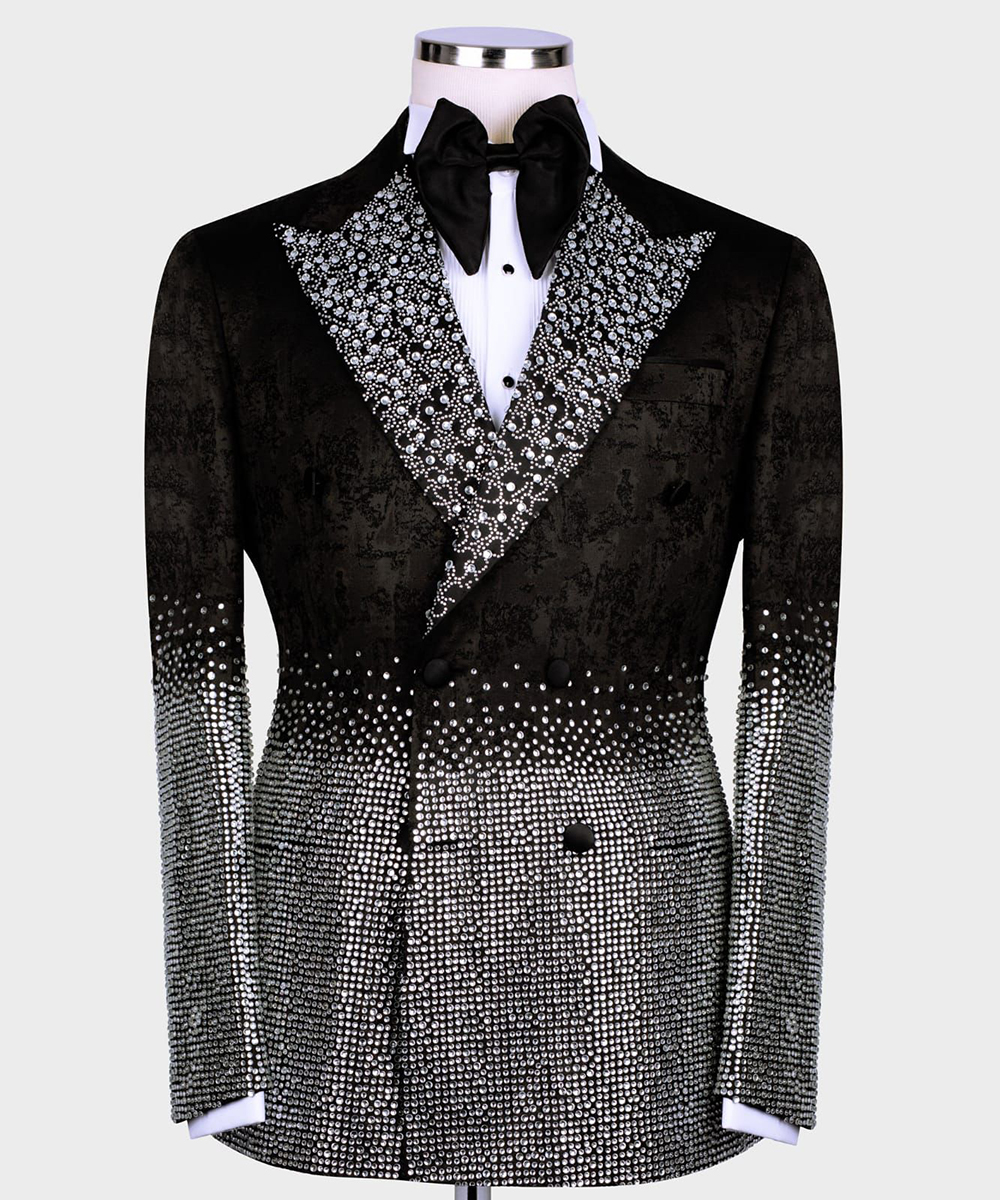 Silver Crystal Men Wedding Tux - مراجعة Jack Men'S Grooming وسعره