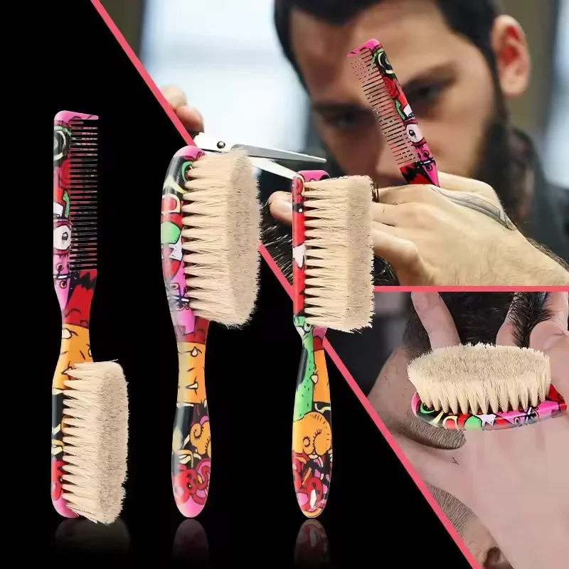 2 in1 Barber Brush for Men, Ho - مراجعة Men'S Grooming Hair Removal وسعره