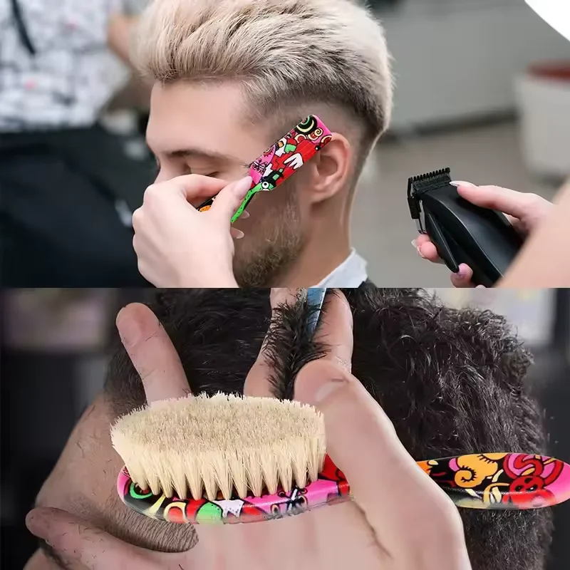 2 in1 Barber Brush for Men, Ho - مراجعة Men'S Grooming Hair Removal وسعره