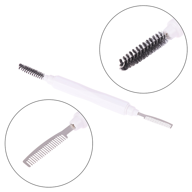 New Double Headed Eyebrow And  - مراجعة Comb Fine Tooth وسعره