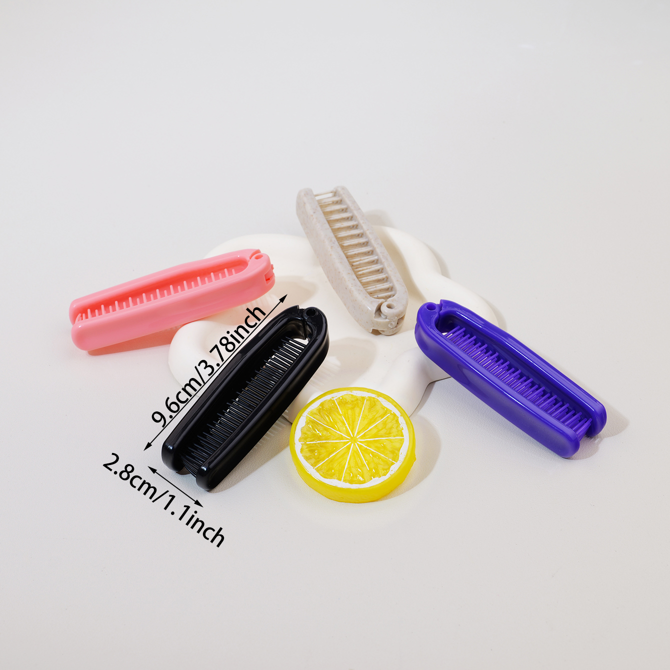 A foldable portable plastic co - مراجعة Comb Fine Tooth وسعره