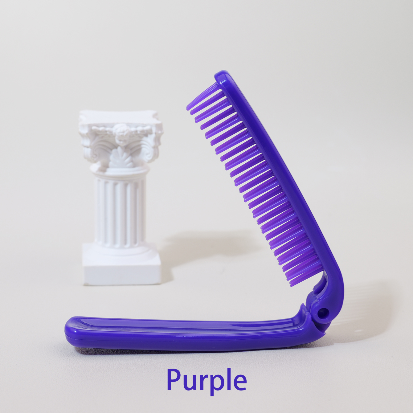 A foldable portable plastic co - مراجعة Comb Fine Tooth وسعره