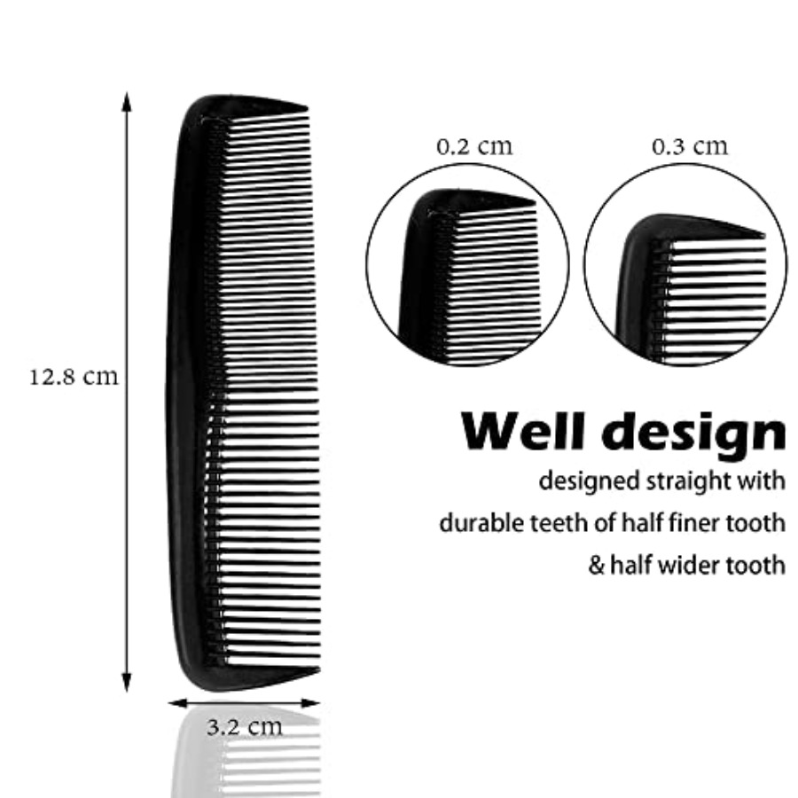 Hair care 4-pack comb set for  - مراجعة Comb Fine Tooth وسعره