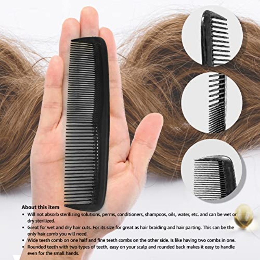 Hair care 4-pack comb set for  - مراجعة Comb Fine Tooth وسعره