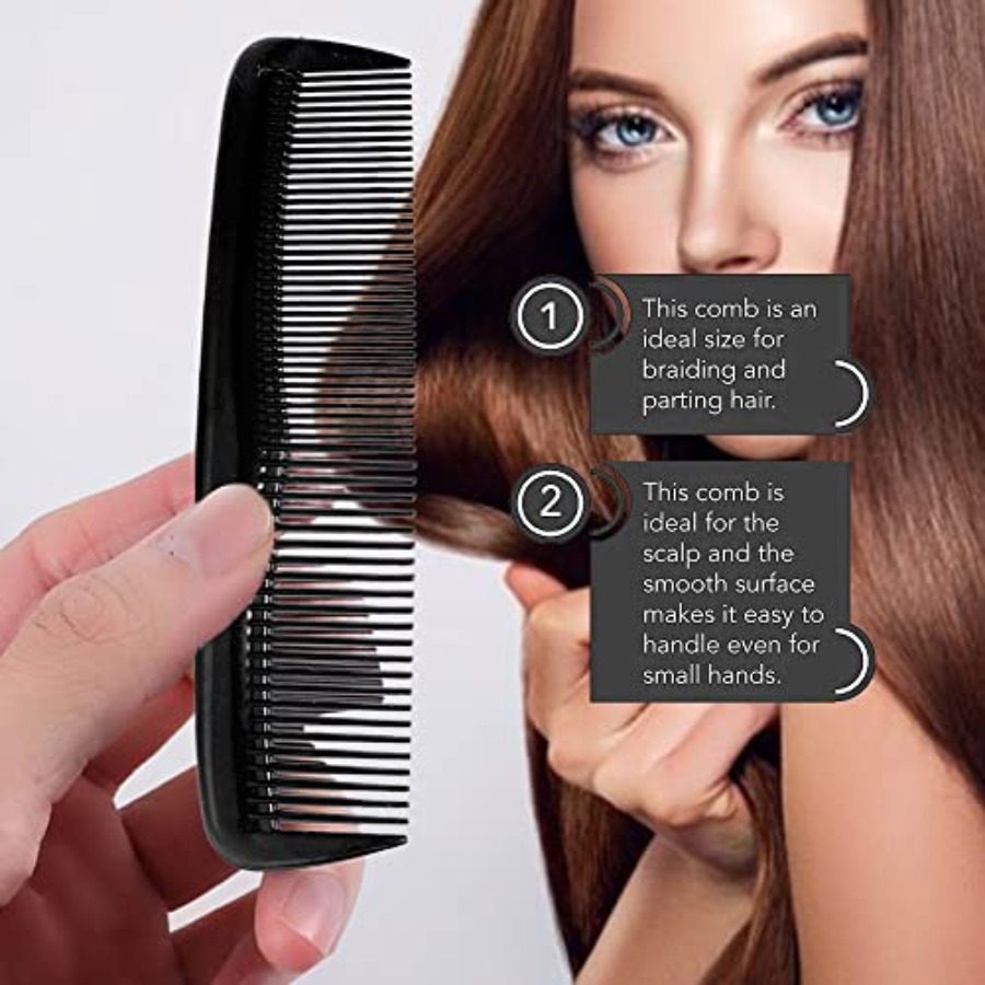 Hair care 4-pack comb set for  - مراجعة Comb Fine Tooth وسعره