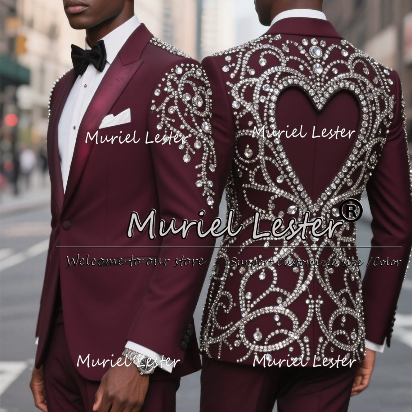 Luxury Beaded Stones Tuxedos S - مراجعة Mens Grooming Kit Luxury وسعره