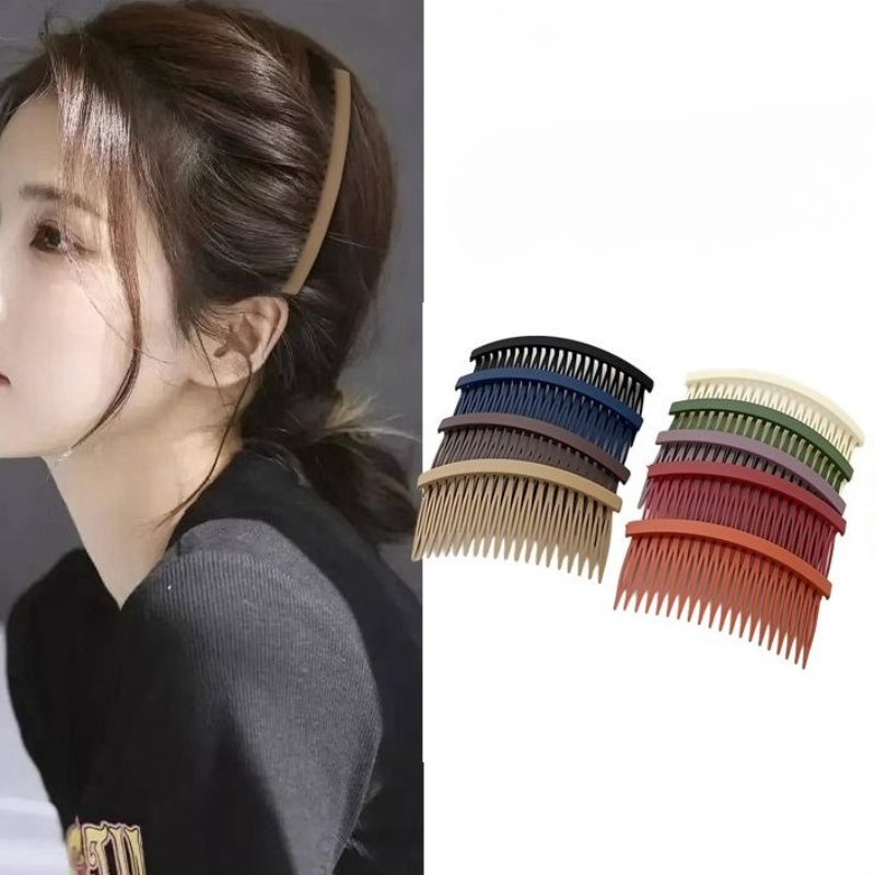 Solod Color Plastic Side Hair  - مراجعة Comb Fine Tooth وسعره