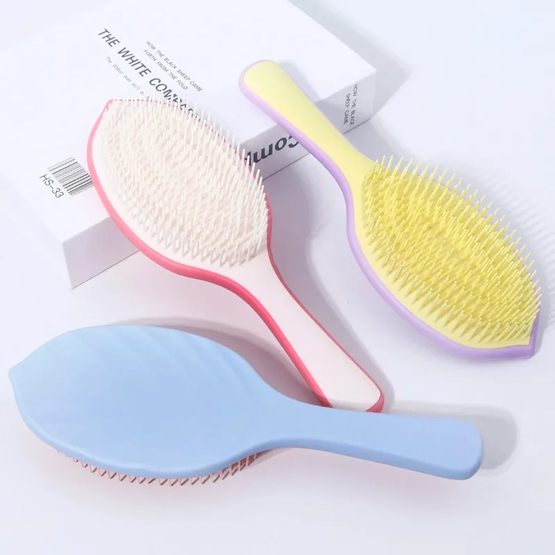 1pcs leaf shaped fine toothed  - مراجعة Comb Fine Tooth وسعره