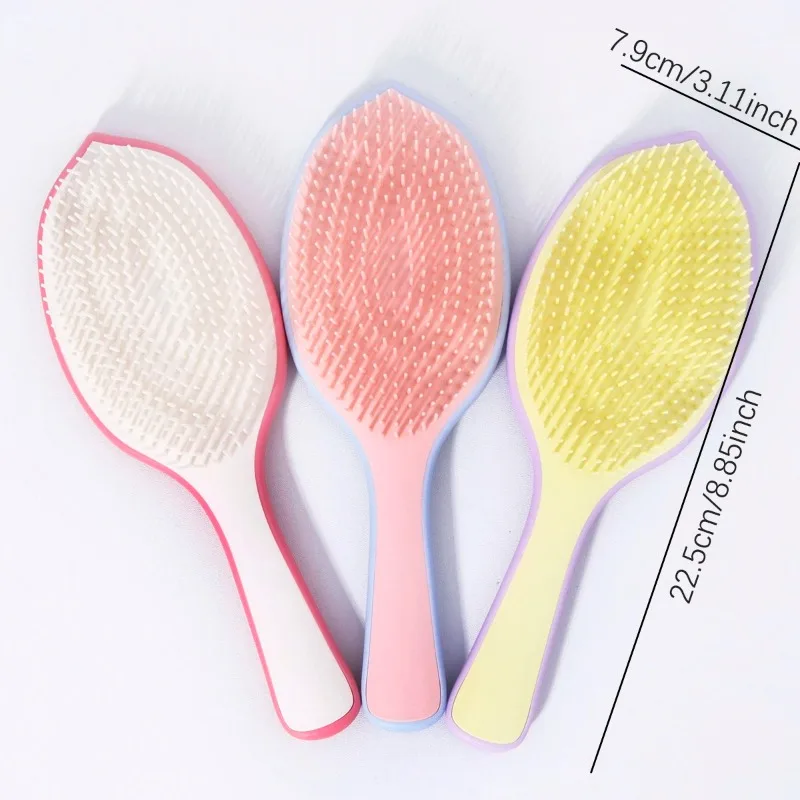 1pcs leaf shaped fine toothed  - مراجعة Comb Fine Tooth وسعره