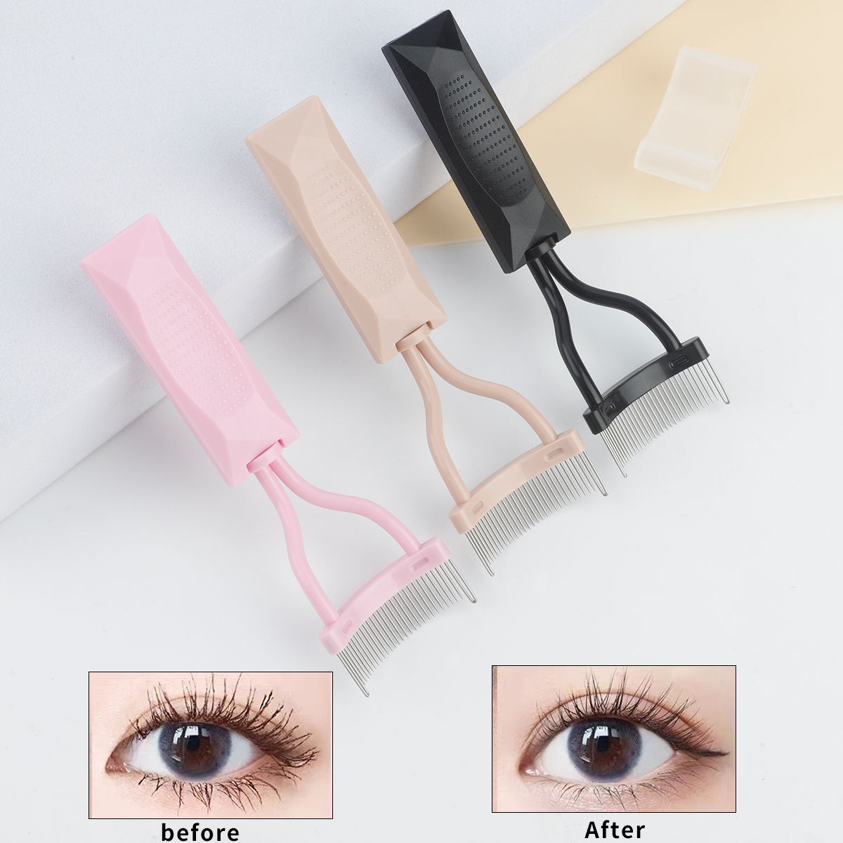 1pcs curved ultra-fine steel t - مراجعة Comb Fine Tooth وسعره