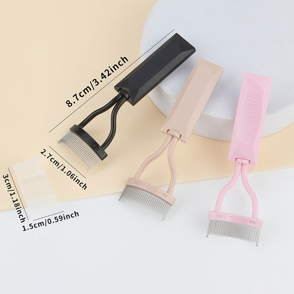 1pcs curved ultra-fine steel t - مراجعة Comb Fine Tooth وسعره