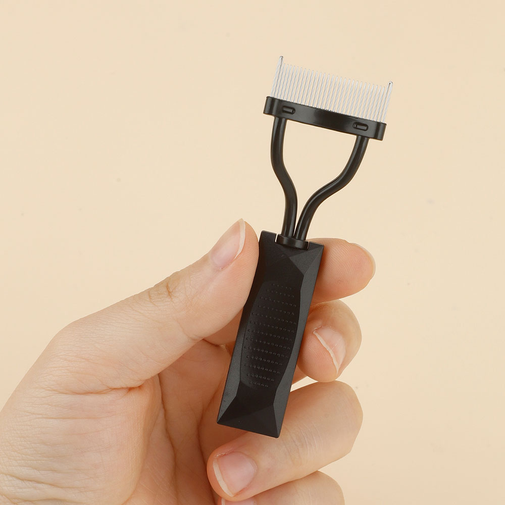 1pcs curved ultra-fine steel t - مراجعة Comb Fine Tooth وسعره