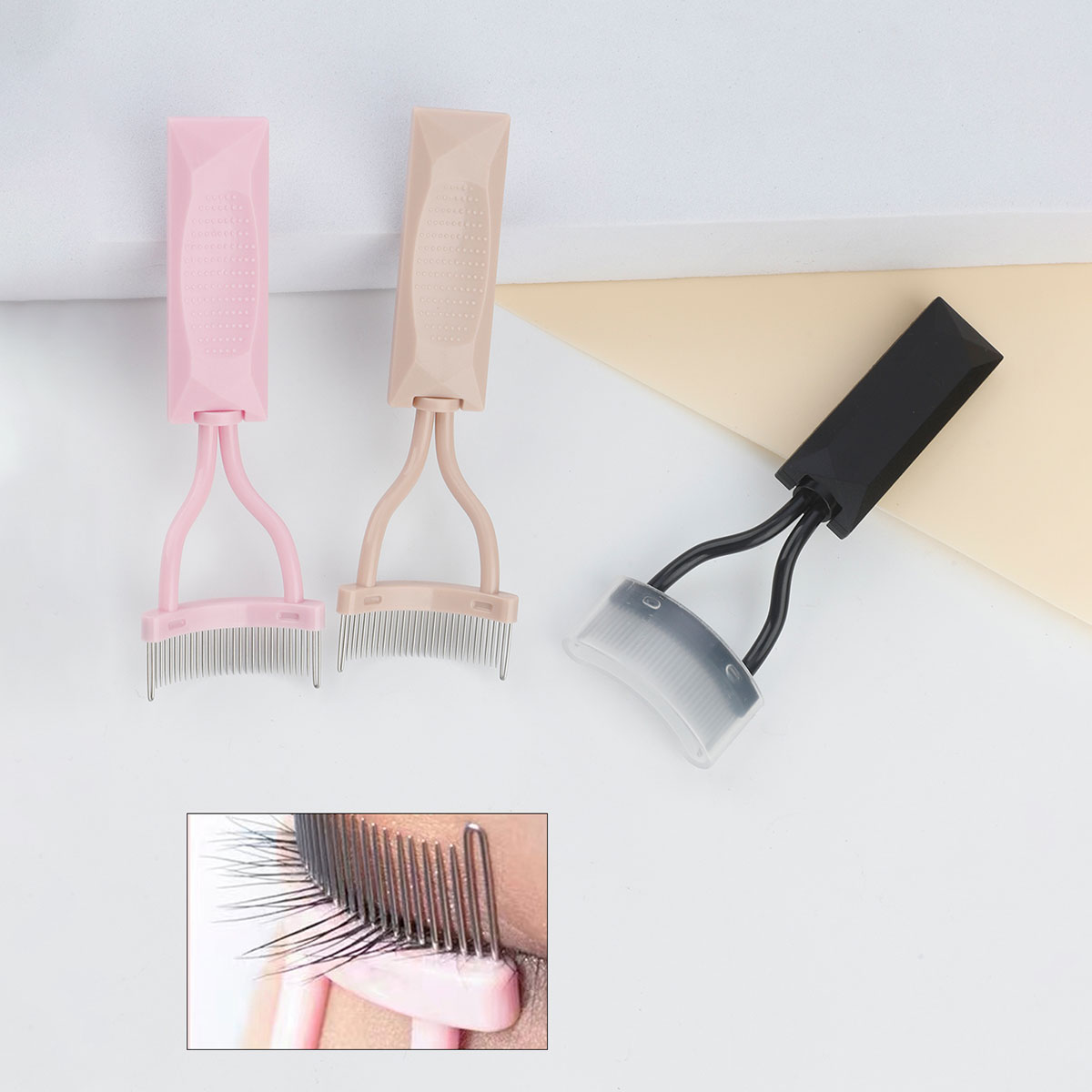 1pcs curved ultra-fine steel t - مراجعة Comb Fine Tooth وسعره