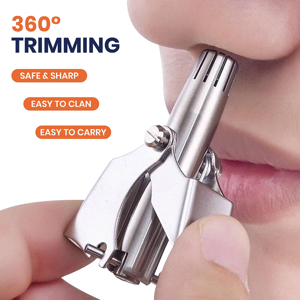 Portable Stainless Steel Manua - مراجعة Men'S Grooming Hair Removal وسعره