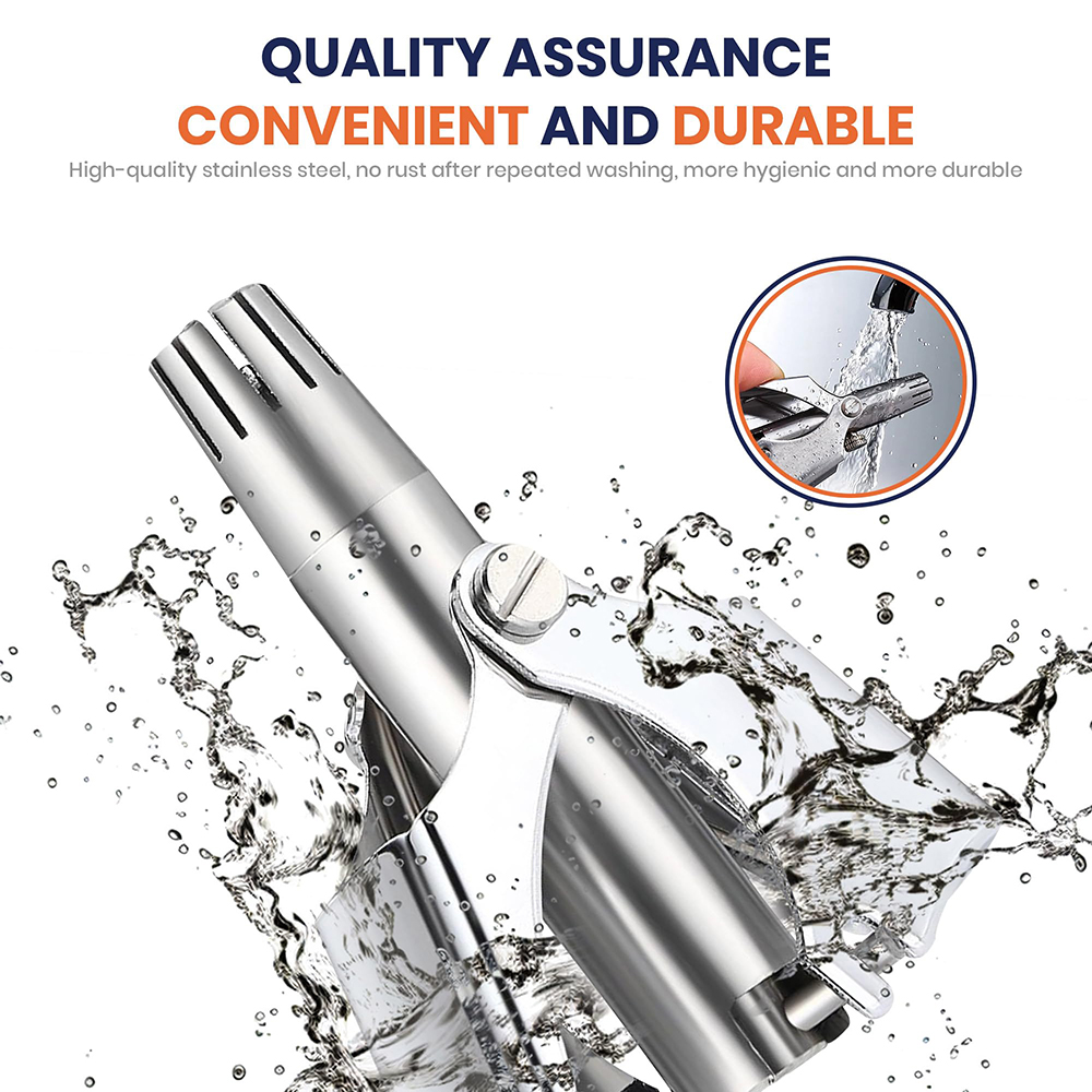 Portable Stainless Steel Manua - مراجعة Men'S Grooming Hair Removal وسعره