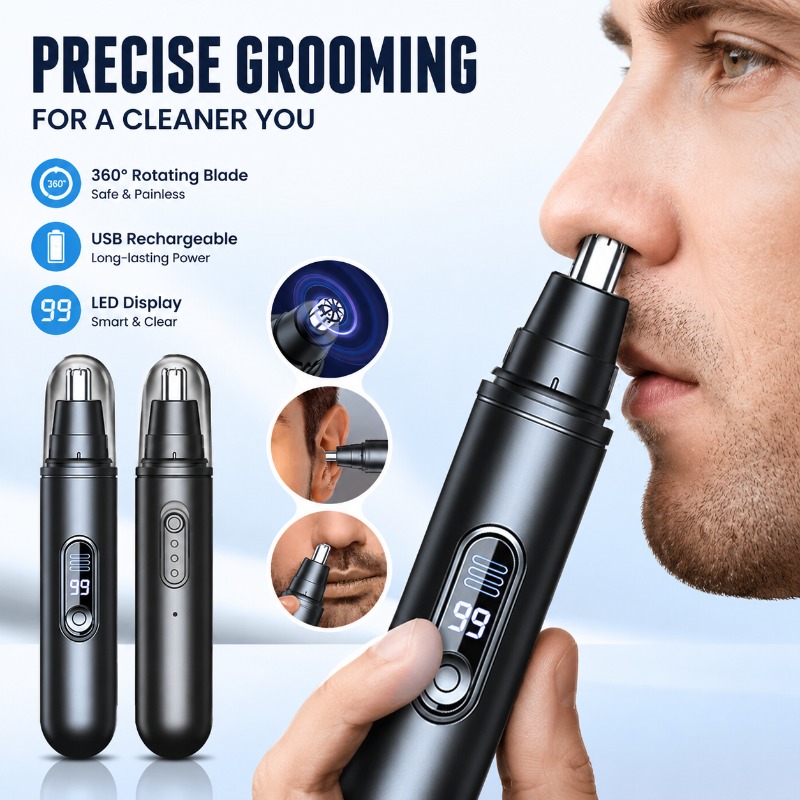Electric Nose Hair Trimmer for - مراجعة Men'S Grooming Hair Removal وسعره
