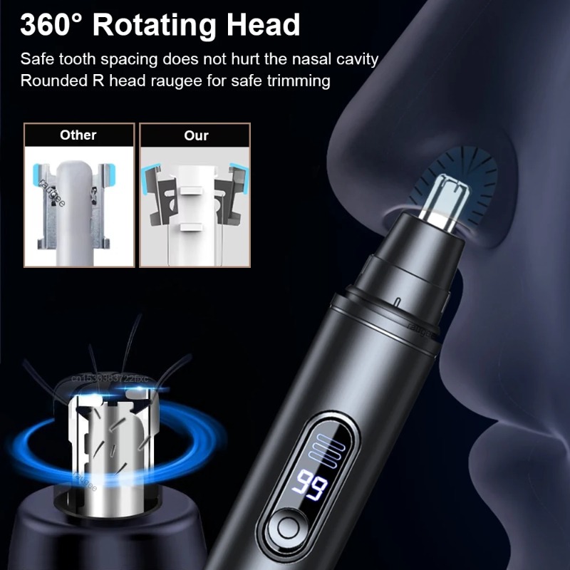 Electric Nose Hair Trimmer for - مراجعة Men'S Grooming Hair Removal وسعره