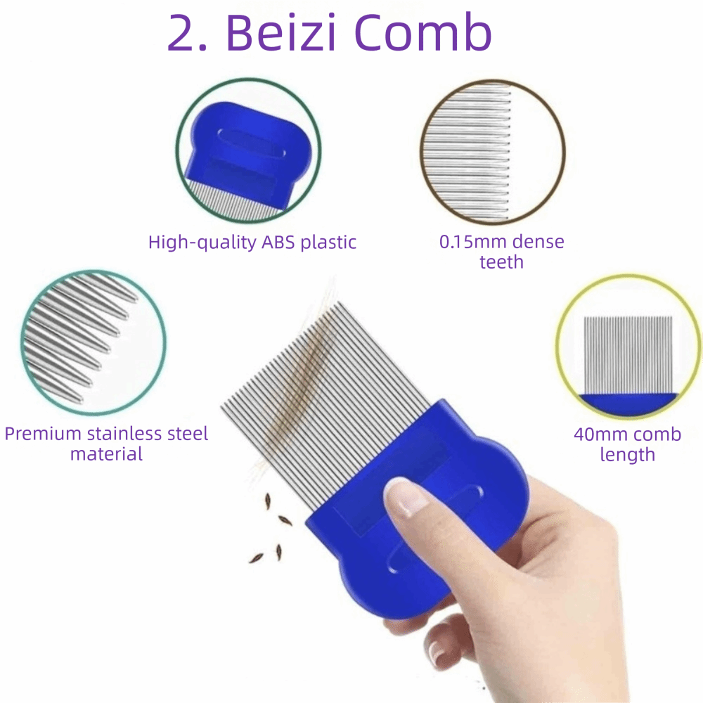 6Pcs/Set ABS Flea Comb Set Fin - مراجعة Comb Fine Tooth وسعره